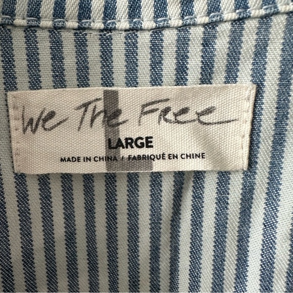 NWT Free People Motor City Striped Jumpsuit SZ L - Picture 7 of 11